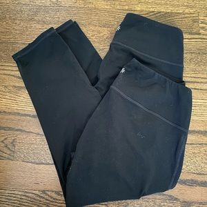 Athleta Size Small Mid-Rise Black Capri Leggings - Bundle Of 2